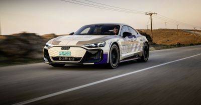 Новый мощный электрокар Audi на базе Porsche показали на первых официальных фото - focus.ua - Украина