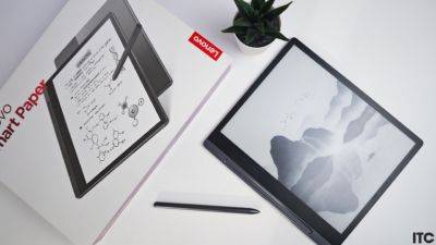 Обзор Lenovo Smart Paper: многофункциональный планшет с экраном E Ink и стилусом - itc.ua - Украина