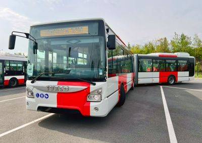 Прага получила первый гибридный автобус Iveco Urbanway Hybrid 18M - vinegret.cz - Чехия - Прага