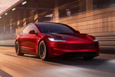 Tesla рассекретила обновлённую топовую версию Model 3 Performance - kolesa.ru - Китай - Сша