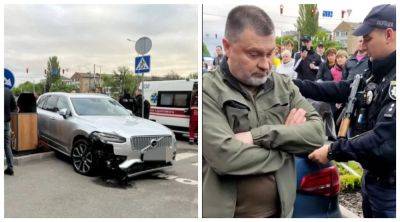 В Броварах пьяный депутат на Volvo наехал на пешеходов: есть пострадавшие, среди них ребенок (видео) - autocentre.ua - Украина