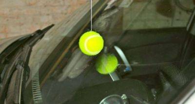 Обычный теннисный мячик спасет ваше авто от повреждений. В чем его «сила»? - cxid.info