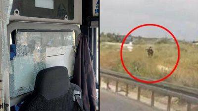 Видео: террорист расстрелял израильский автобус в Самарии - vesty.co.il - Израиль - Палестина
