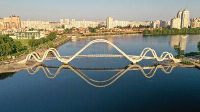 Виталий Кличко - В Киеве открыли пешеходный мост на Оболонский остров (видео) - autocentre.ua - Киев - Украина - Париж