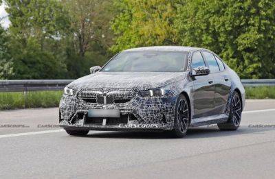 На дорожных тестах замечен новый «заряженный» седан BMW M5 (фото) - autocentre.ua