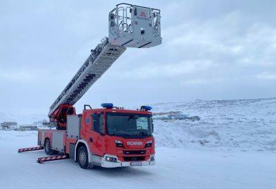 Пожарную автолестницу Magirus поставили на край света - autocentre.ua - Тула - Гренландия