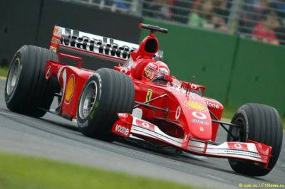 Михаэль Шумахер - Баррикелло Рубенс - Ferrari F2001B Михаэля Шумахера выставлена на аукцион - f1news.ru - Сша - Австралия - Мельбурн - Малайзия