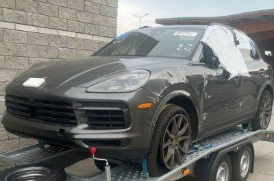 В Україну намагалися ввезти битий Porsche Cayenne під виглядом «гуманітарки» - news.infocar.ua