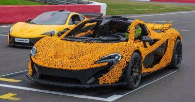 Знаменитый суперкар McLaren воссоздали в натуральную величину из Lego (фото, видео) - focus.ua - Украина