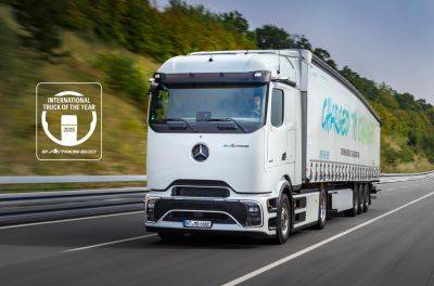 Міжнародною вантажівкою 2025 року обрано Mercedes-Benz eActros 600 - autocentre.ua - Mercedes-Benz