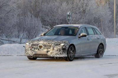 Оновлений універсал Mercedes C-Class помічено на зимових тестах (фото) - autocentre.ua - Mercedes-Benz