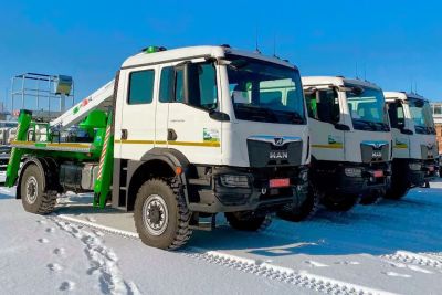 Енергетики Харківщини отримали автовишки на всюдихідних шасі MAN TGM - autocentre.ua