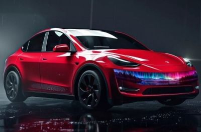 Для електрокарів Tesla придумали передній дисплей - news.infocar.ua