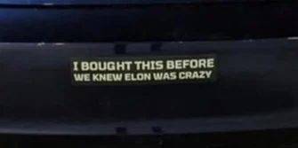 Илон Маск - Дональд Трамп - «Я купил это до того как Илон сошел с ума». Водители Tesla скупают наклейки на авто о Маске - nv.ua - Украина - Германия - Сша